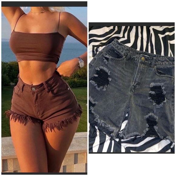 Fashion Nova Pants - Bundle of 2! Fashionnova Jean shorts